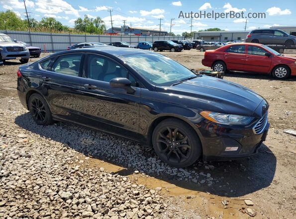 3FA6P0HD2KR230046 2019 FORD FUSION Black Front right