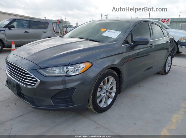 3FA6P0HD2LR150540 2020 FORD FUSION Gray Առջևի ձախ երեք քառորդ տեսարան