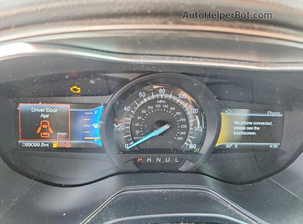 3FA6P0HD2LR218271 2020 FORD FUSION Gray Вид щитка приладів