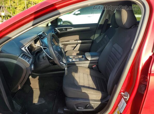 3FA6P0HD2LR220781 2020 FORD FUSION Red Vista interior delantera