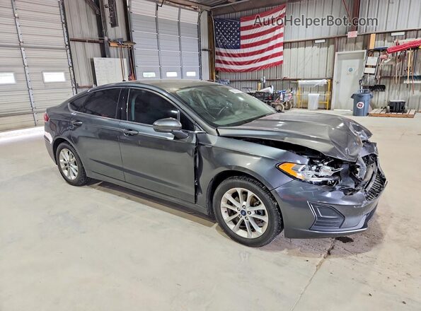 3FA6P0HD2LR247107 2020 FORD FUSION Gray Przód prawy