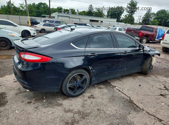3FA6P0HD3GR189997 2016 FORD FUSION Black Tył prawy