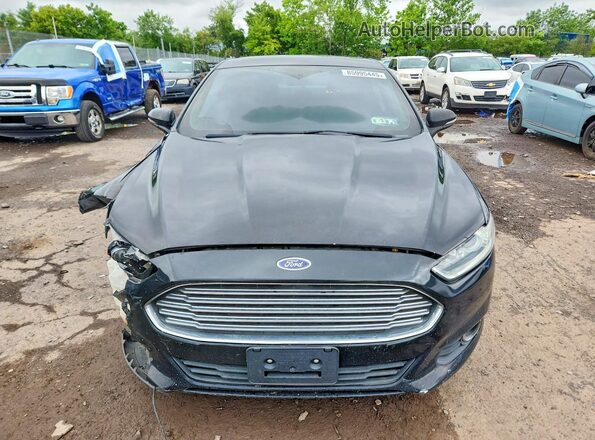 3FA6P0HD3GR189997 2016 FORD FUSION Black Widok z przodu