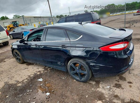 3FA6P0HD3GR189997 2016 FORD FUSION Black Tył lewy