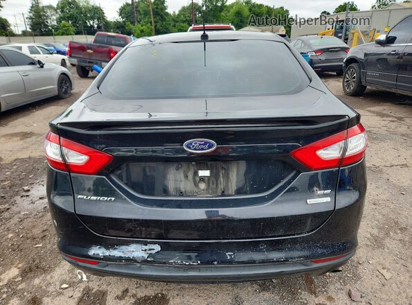 3FA6P0HD3GR189997 2016 FORD FUSION Black Widok z tyłu