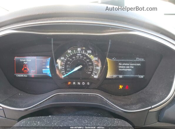 3FA6P0HD3GR222738 2016 FORD FUSION Silver Widok tylnych siedzeń