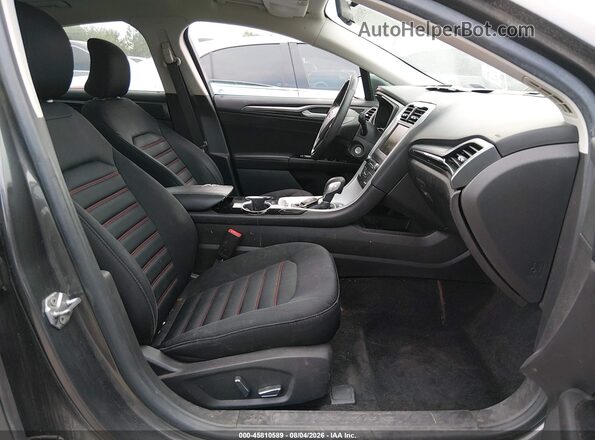 3FA6P0HD3GR280638 2016 FORD FUSION Gray Widok wnętrza z przodu
