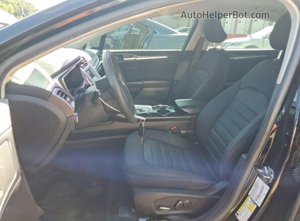 3FA6P0HD3GR308549 2016 FORD FUSION Черный Вид салона спереди