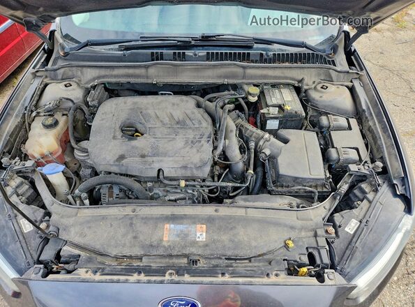 3FA6P0HD3GR326081 2016 FORD FUSION Gray უკანა სალონის ხედი