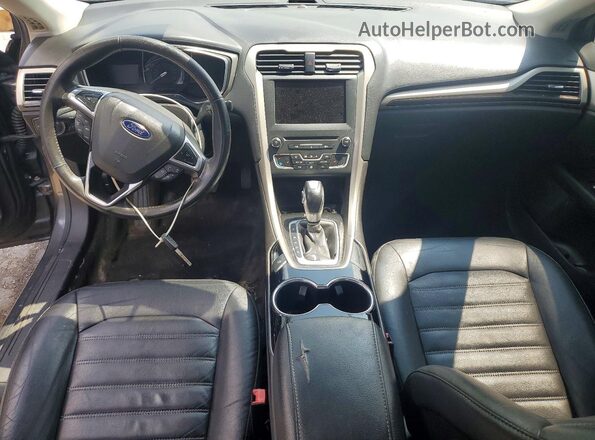 3FA6P0HD3GR326081 2016 FORD FUSION Gray წინა პანელის ხედი