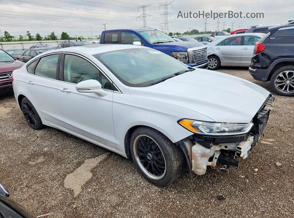 3FA6P0HD3GR378133 2016 FORD FUSION Белый Передняя правая четверть