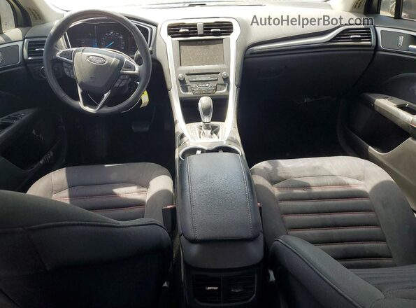 3FA6P0HD3GR396065 2016 FORD FUSION Gray Вид панелі приладів