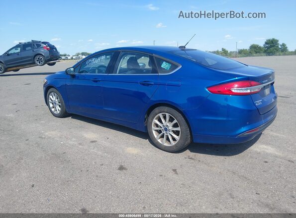 3FA6P0HD3HR109230 2017 FORD FUSION Blue Tył lewy