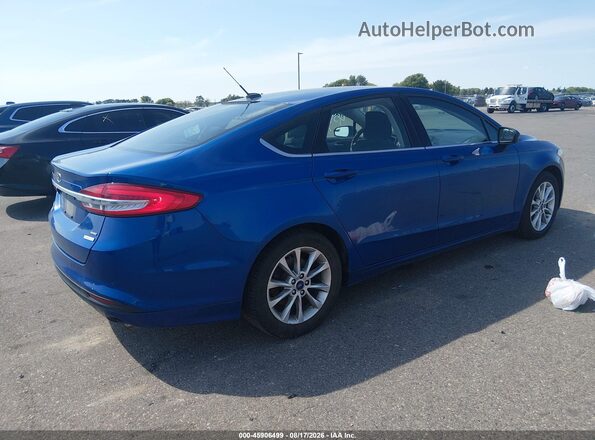 3FA6P0HD3HR109230 2017 FORD FUSION Blue Tył prawy
