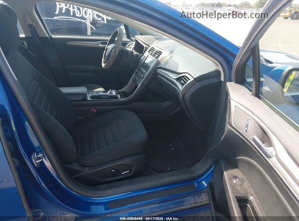 3FA6P0HD3HR109230 2017 FORD FUSION Blue Widok wnętrza z przodu