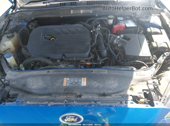 3FA6P0HD3HR109230 2017 FORD FUSION Blue Widok z tyłu