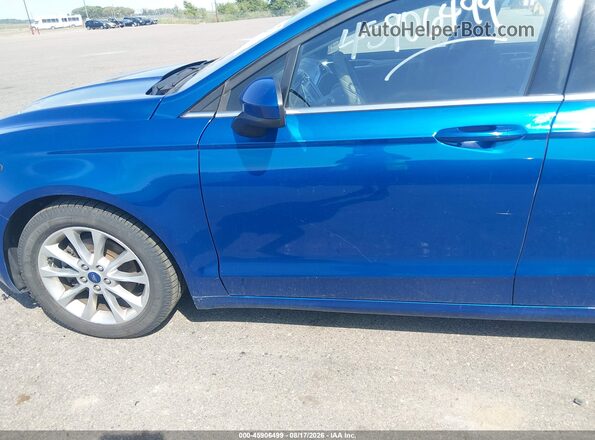 3FA6P0HD3HR109230 2017 FORD FUSION Blue Widok z przodu