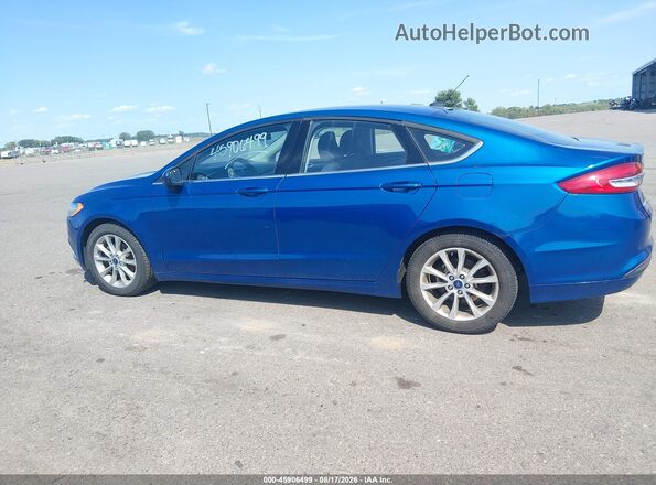 3FA6P0HD3HR109230 2017 FORD FUSION Blue Widok wnętrza 360 stopni