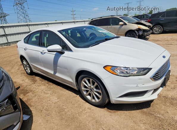 3FA6P0HD3HR116548 2017 FORD FUSION White Delantero derecho