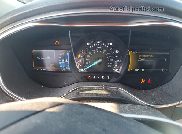 3FA6P0HD3HR194053 2017 FORD FUSION Red Widok zestawu wskaźników