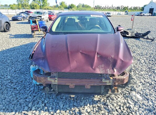 3FA6P0HD3HR194053 2017 FORD FUSION Red Widok z przodu