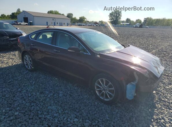 3FA6P0HD3HR194053 2017 FORD FUSION Red Przód prawy