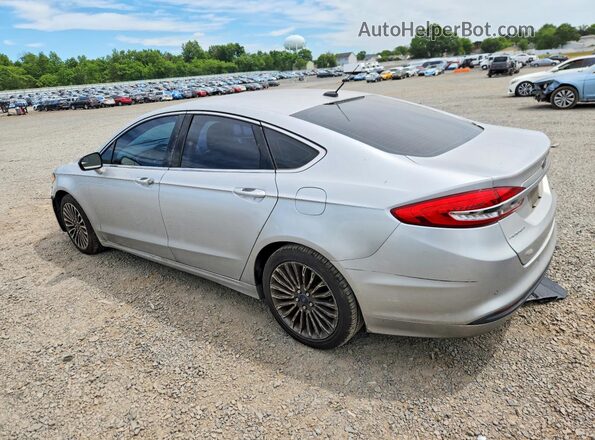 3FA6P0HD3HR290264 2017 FORD FUSION Silver Trasero izquierdo