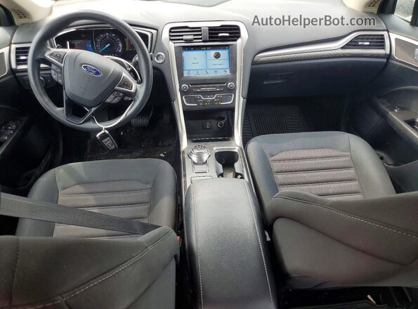 3FA6P0HD3HR304972 2017 FORD FUSION Maroon Dashboard view