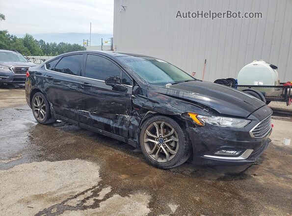 3FA6P0HD3HR332917 2017 FORD FUSION Black Առջևի աջ