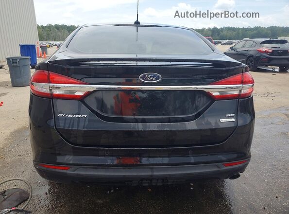 3FA6P0HD3HR332917 2017 FORD FUSION Black Հետևի տեսք