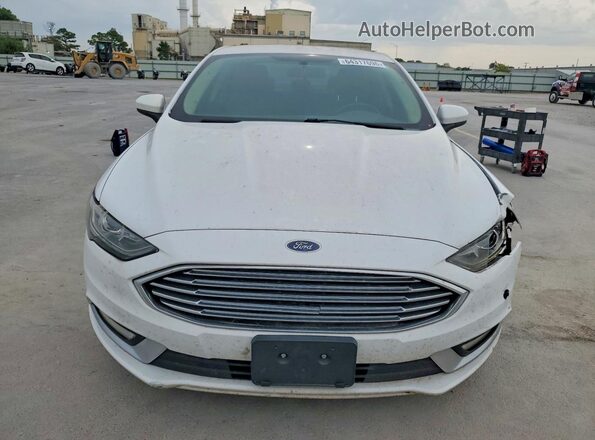 3FA6P0HD3JR136224 2018 FORD FUSION Белый Вид сзади