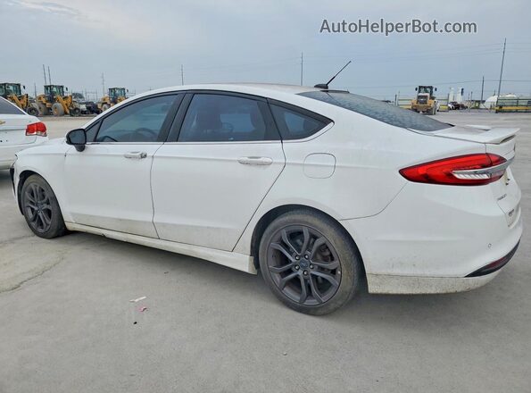 3FA6P0HD3JR136224 2018 FORD FUSION Белый Задняя правая четверть