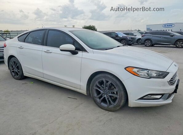 3FA6P0HD3JR136224 2018 FORD FUSION Белый Вид спереди