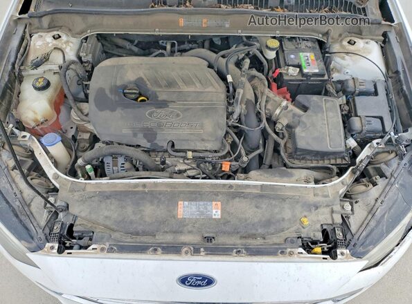 3FA6P0HD3JR136224 2018 FORD FUSION Белый Вид подкапотного пространства