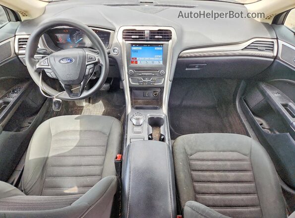 3FA6P0HD3JR164198 2018 FORD FUSION Black Vista del salpicadero