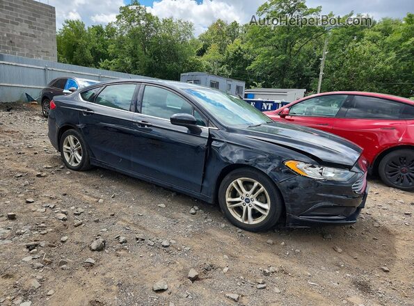 3FA6P0HD3JR164198 2018 FORD FUSION Black Delantero derecho