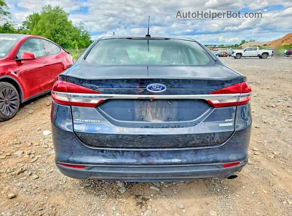 3FA6P0HD3JR164198 2018 FORD FUSION Black Vista trasera