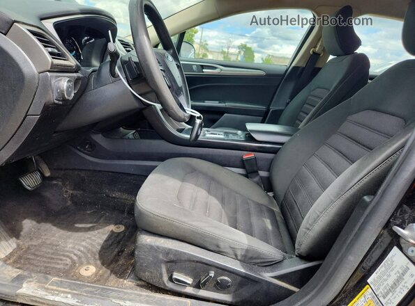 3FA6P0HD3JR164198 2018 FORD FUSION Black Vista interior delantera