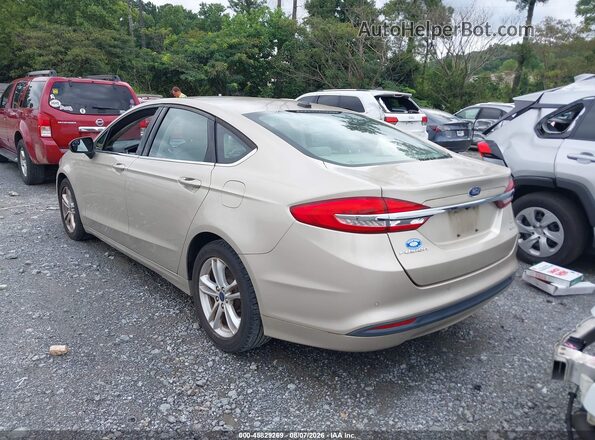 3FA6P0HD3JR164752 2018 FORD FUSION Beige უკანა მარცხენა