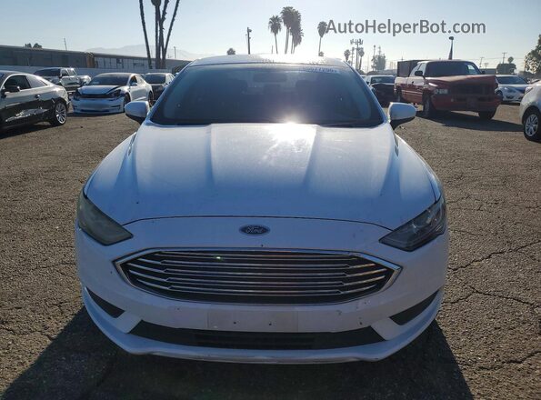 3FA6P0HD3JR204960 2018 FORD FUSION White წინა ხედი