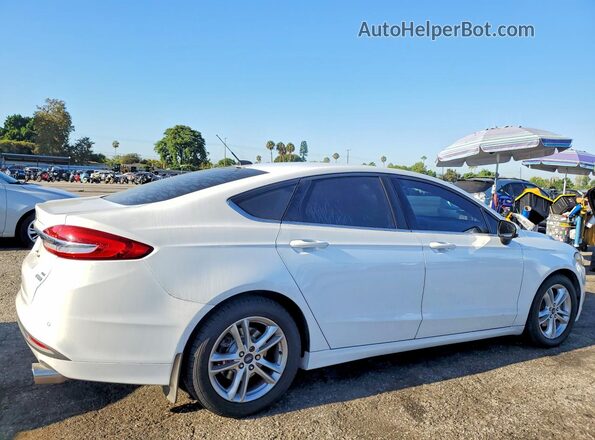 3FA6P0HD3JR204960 2018 FORD FUSION White უკანა მარჯვენა