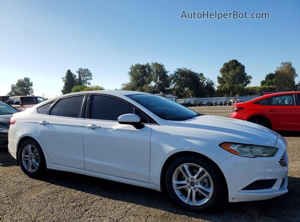 3FA6P0HD3JR204960 2018 FORD FUSION White წინა მარჯვენა