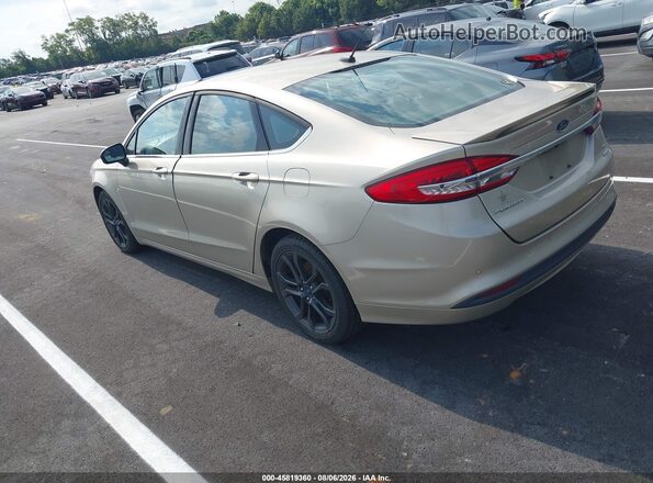 3FA6P0HD3JR264754 2018 FORD FUSION Кремовый Задняя левая четверть