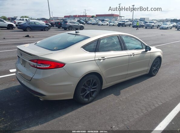 3FA6P0HD3JR264754 2018 FORD FUSION Кремовый Задняя правая четверть