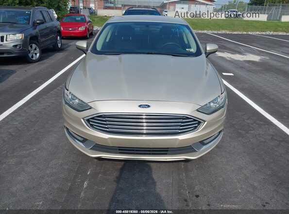 3FA6P0HD3JR264754 2018 FORD FUSION Кремовый Вид щитка приборов