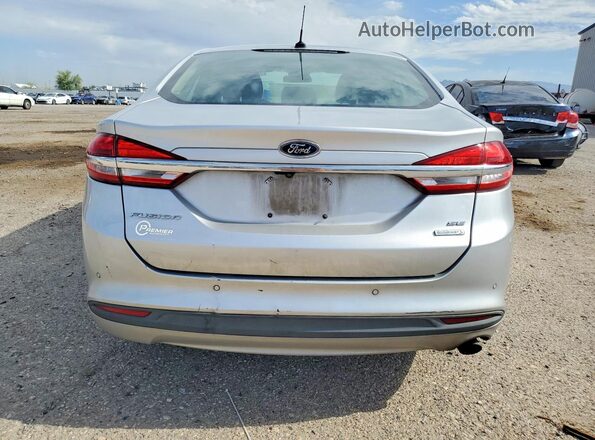 3FA6P0HD3JR281179 2018 FORD FUSION Серебряный Вид сзади