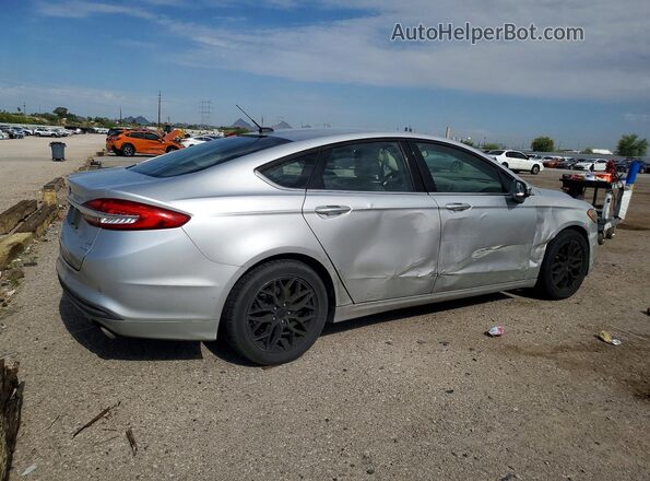 3FA6P0HD3JR281179 2018 FORD FUSION Серебряный Задняя правая четверть
