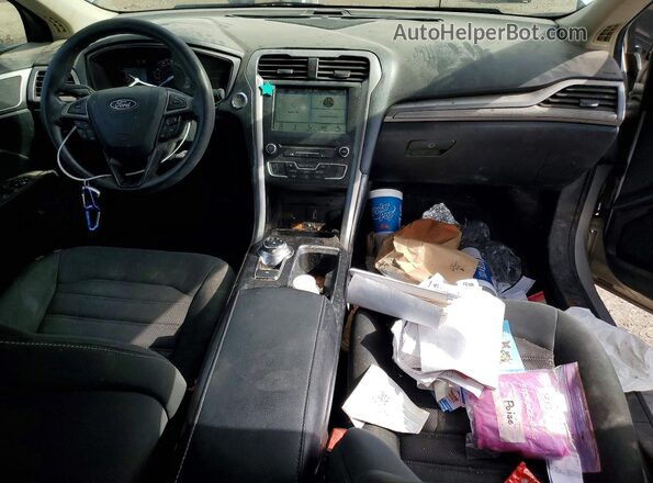 3FA6P0HD3JR281179 2018 FORD FUSION Серебряный Вид панели приборов