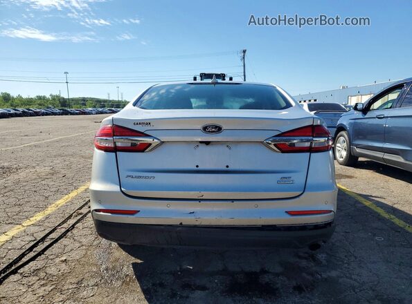 3FA6P0HD3KR102043 2019 FORD FUSION Серебряный Вид сзади