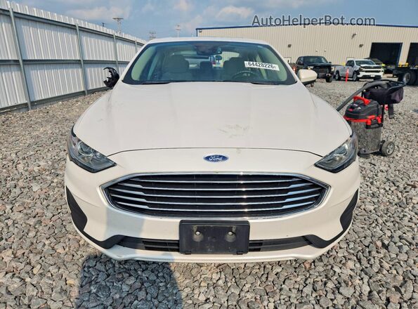 3FA6P0HD3KR230573 2019 FORD FUSION White Դիմացի տեսք